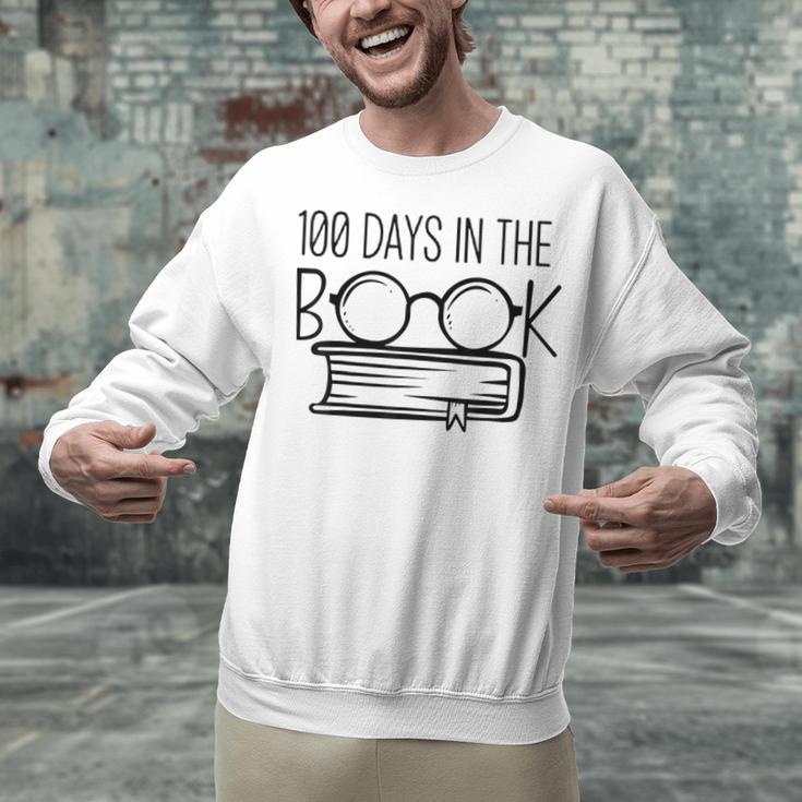 100 Days Of SCHOOKBook Nerd Book Lover Reading Librarian Boo Unisex Sweatshirt