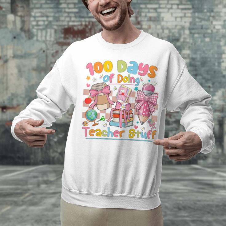 100th Day Of School Teacher 100 Days Coffee Books Unisex Sweatshirt 100th Day Of School Teacher 100 Days Coffee Books Unisex Sweatshirt