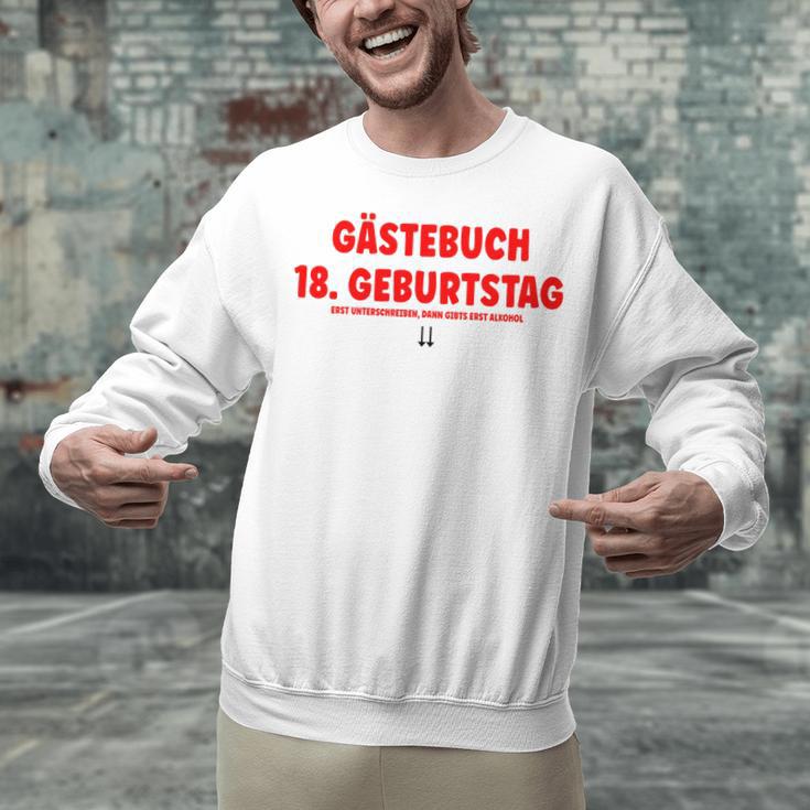 18th Birthday Guest Book Party Memory Unisex Sweatshirt 18th Birthday Guest Book Party Memory Unisex Sweatshirt
