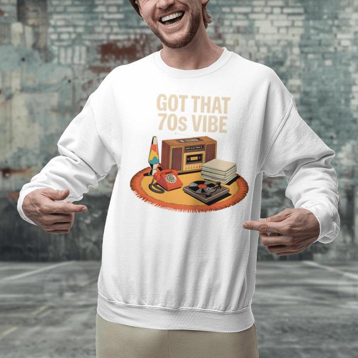 1970s 70s Reunion Nostalgia Memories Music School Grew Up Premium Tri-Blend Unisex Sweatshirt