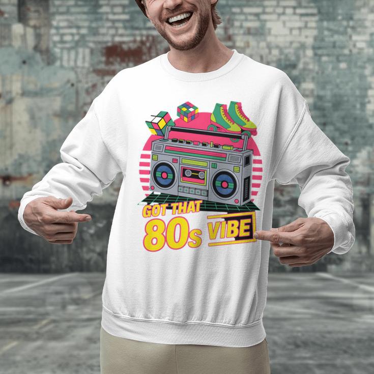 1980s 80s Reunion Nostalgia Memories Music School Grew Up Premium Tri-Blend Unisex Sweatshirt