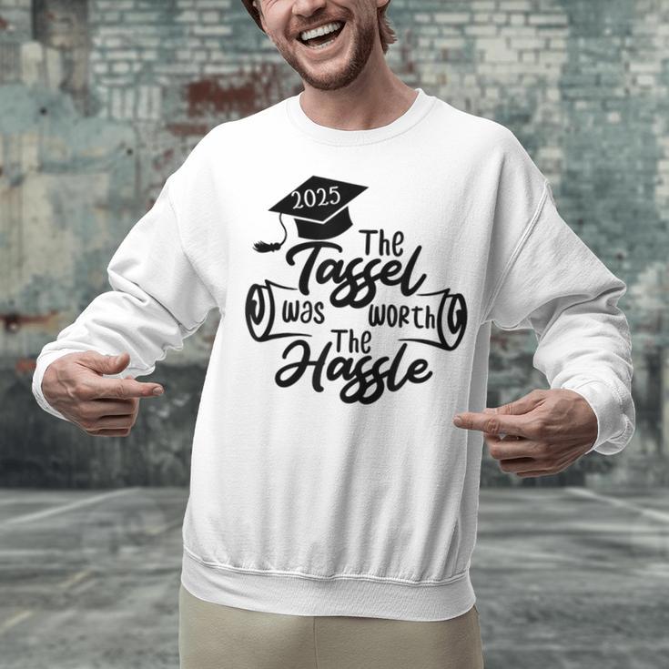2025 Graduation The Tassel Was Worth The Hassle University Unisex Sweatshirt