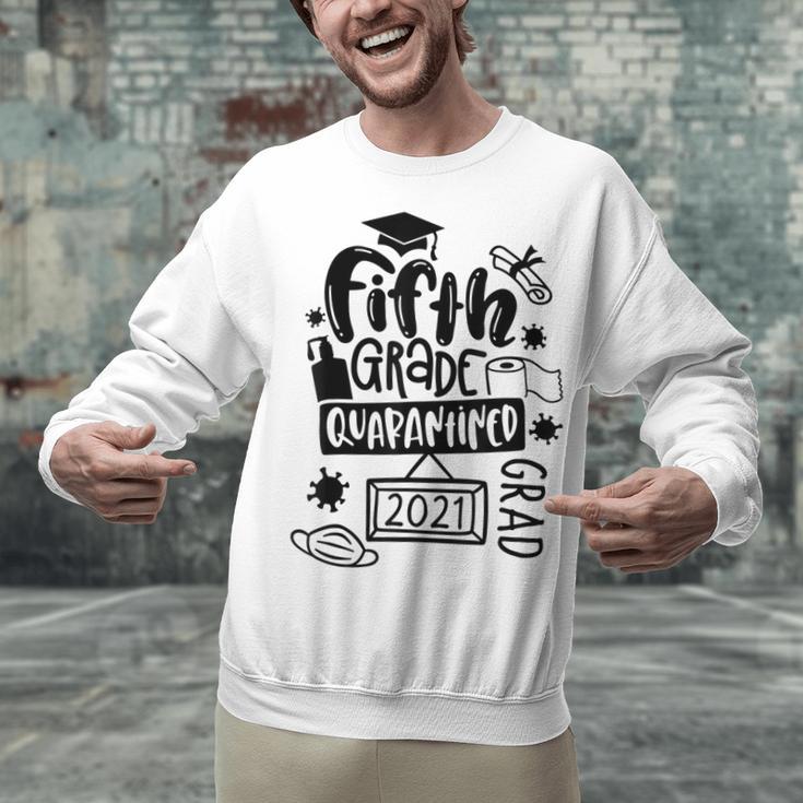 5th Grade Graduate 2021 Graduate Quarantine Fifth Graduation Unisex Sweatshirt