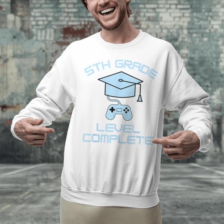 5th Grade Level Complete Fifth Grade Gamer Graduation Day Unisex Sweatshirt