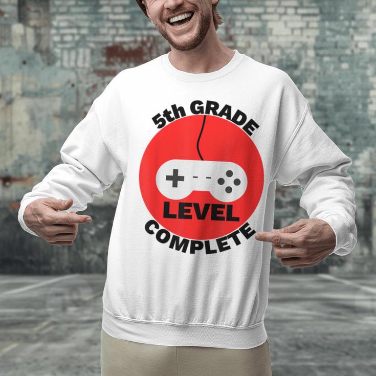5th Grade Level Complete Gamer Graduation Unisex Sweatshirt