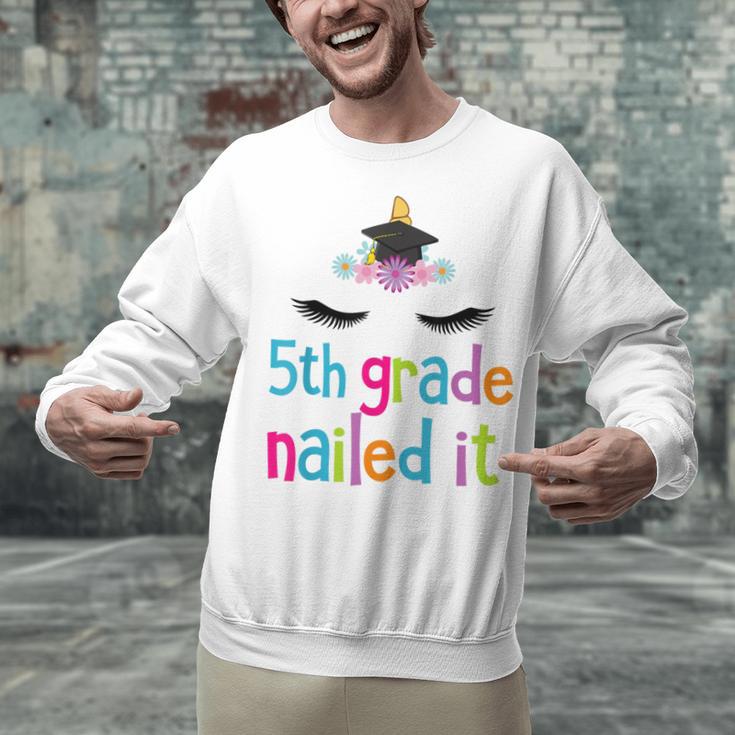 5th Grade Nailed ItShirt Unicorn Graduation Class Of 2018 Unisex Sweatshirt