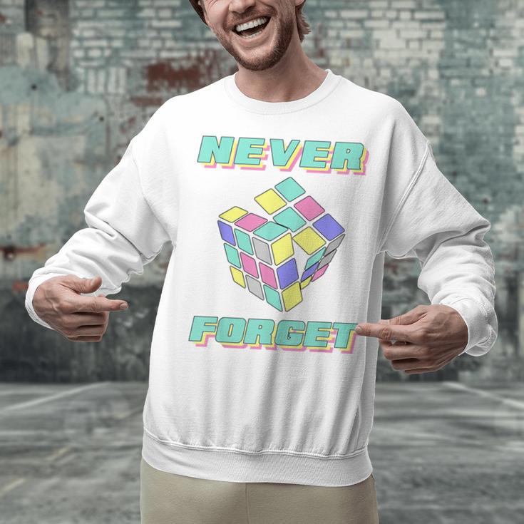 80s 90s Nostalgia Magic Cube Retro Party Costume Unisex Sweatshirt 80s 90s Nostalgia Magic Cube Retro Party Costume Unisex Sweatshirt