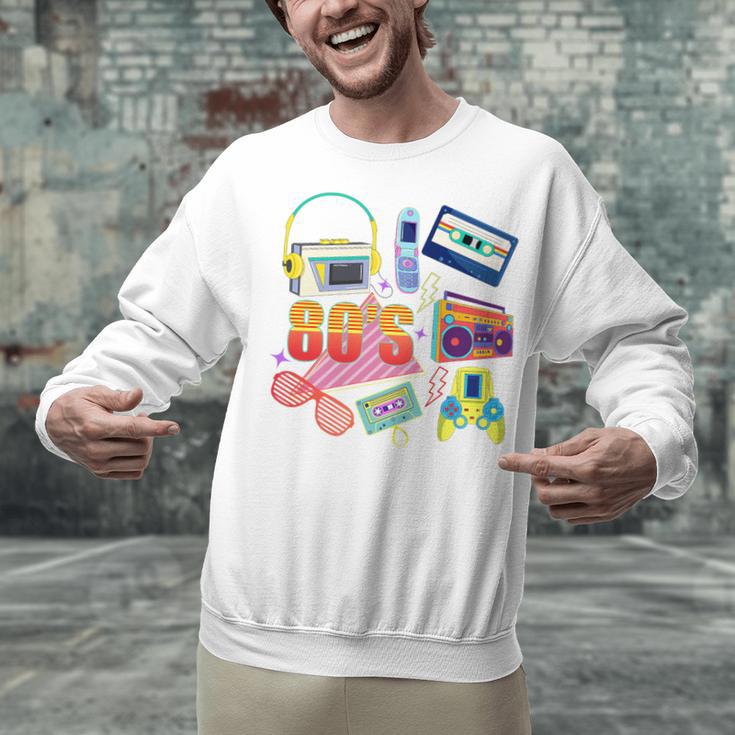 80's Vintage Cassette Tape Nostalgia Mixtape Era 1980s Retro Premium Tri-Blend Unisex Sweatshirt