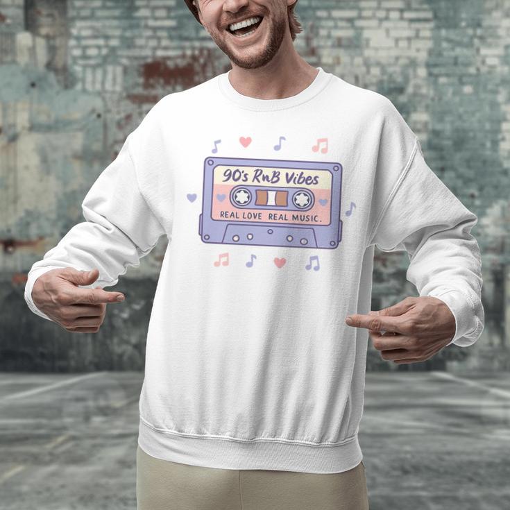 90s RNB Vibes Cassette – Retro Music Nostalgia RNB Cassette Premium Tri-Blend Unisex Sweatshirt
