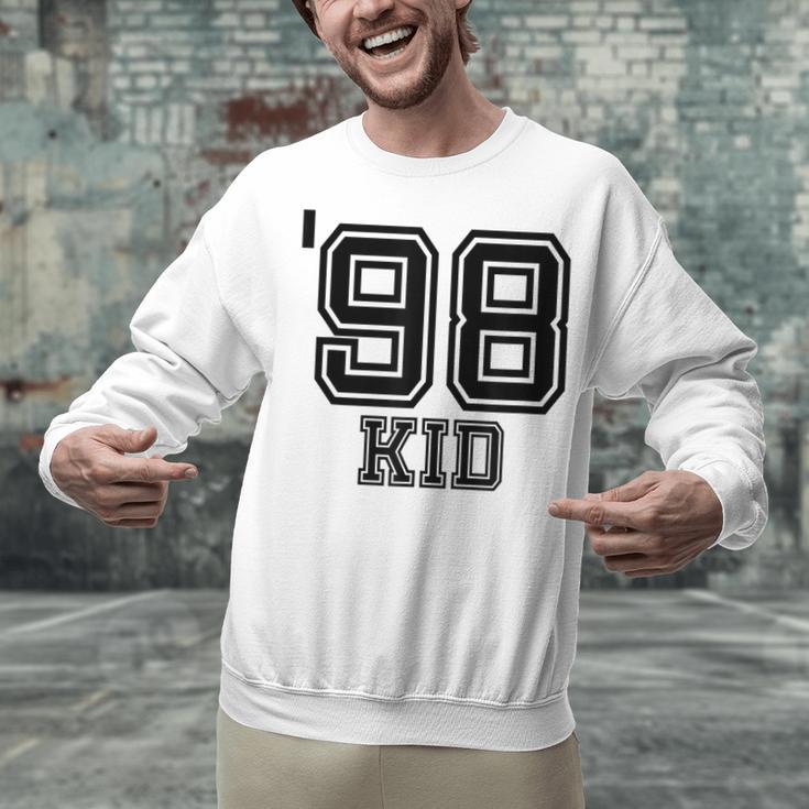 '98 Kid Perfect Vintage Retro Nostalgia Gear For Year 1998 Unisex Sweatshirt
