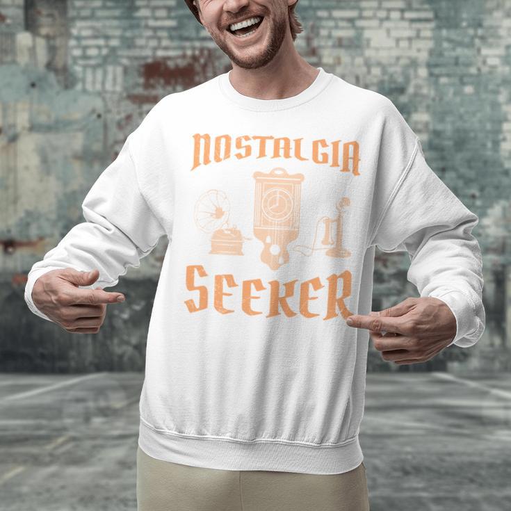 Antique NOSTALGIA SEEKER Antique Collector Unisex Sweatshirt Antique NOSTALGIA SEEKER Antique Collector Unisex Sweatshirt