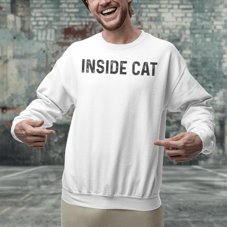 Antisocial Introvert Women Men Kids Inside Cat Unisex Sweatshirt Antisocial Introvert Women Men Kids Inside Cat Unisex Sweatshirt