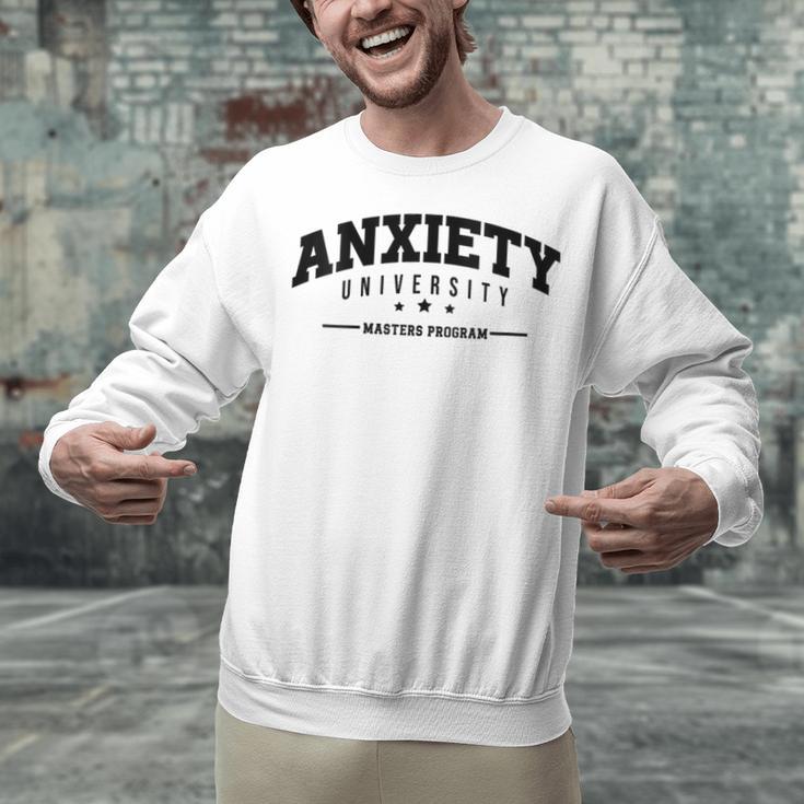 Anxiety University Anxious Antisocial Introvert Unisex Sweatshirt Anxiety University Anxious Antisocial Introvert Unisex Sweatshirt