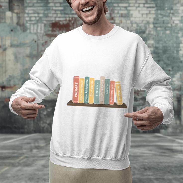 Applied Behavior Analysis Book Wildflower ABA RBT Therapist Unisex Sweatshirt Applied Behavior Analysis Book Wildflower ABA RBT Therapist Unisex Sweatshirt