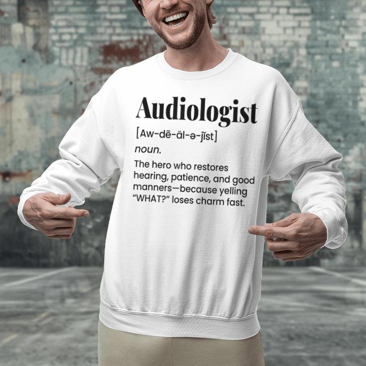 Audiologist Audiology Student Graduation Ear Doctor Unisex Sweatshirt