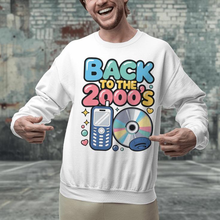 Back To The 2000s Retro Nostalgia Premium Tri-Blend Unisex Sweatshirt