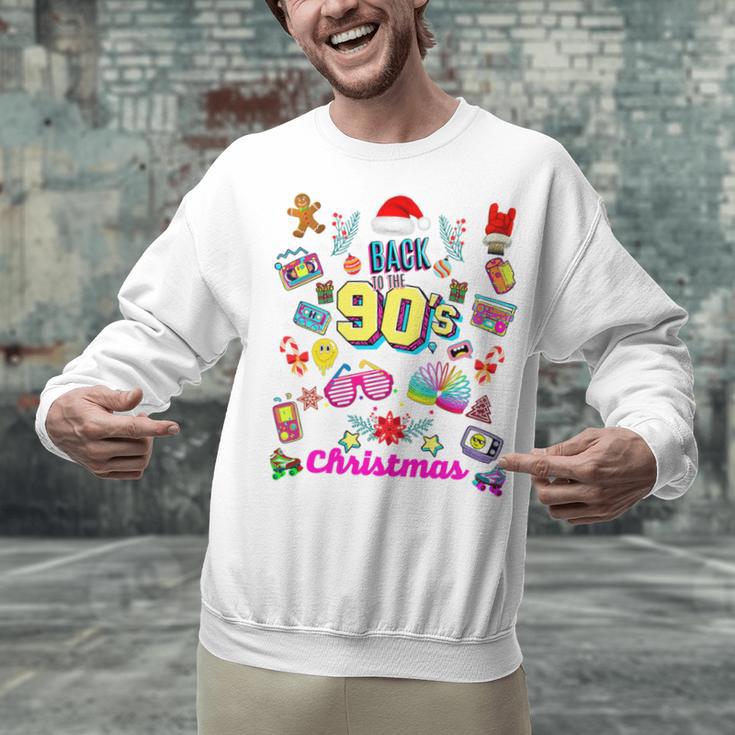 Back To 90's Christmas Nostalgia Quotes Graphic Premium Tri-Blend Unisex Sweatshirt Back To 90's Christmas Nostalgia Quotes Graphic Premium Tri-Blend Unisex Sweatshirt