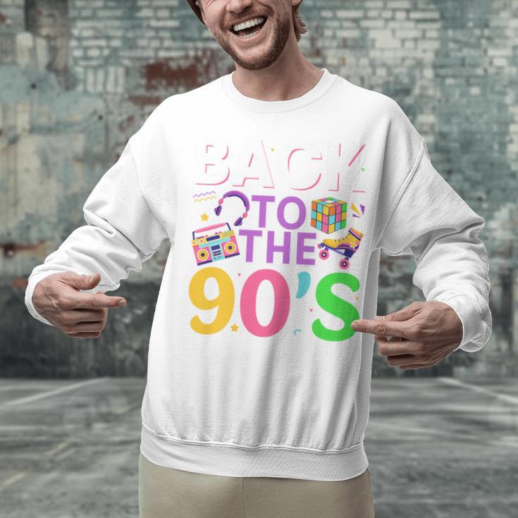 Back To The 90's Mixtape Era Nostalgia Retro 1990 90's Style Premium Tri-Blend Unisex Sweatshirt Back To The 90's Mixtape Era Nostalgia Retro 1990 90's Style Premium Tri-Blend Unisex Sweatshirt