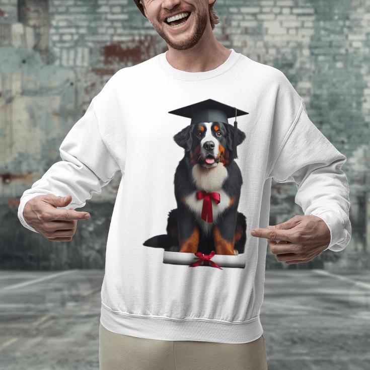 Bernese Mountain Dog Graduation Cap Graduate Training School For Men Women Girls Kids Unisex Sweatshirt