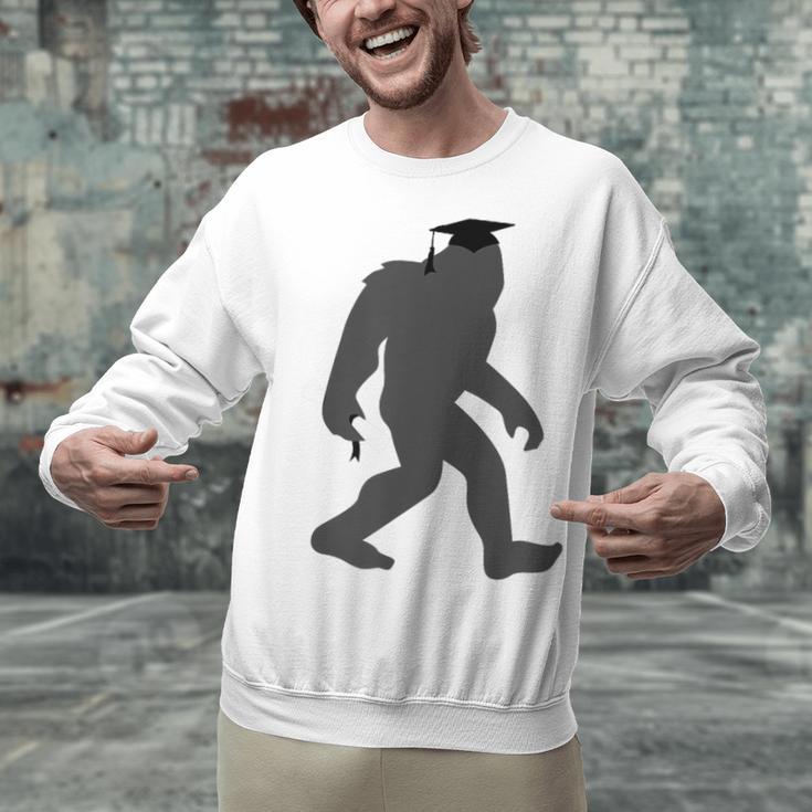 Bigfoot Graduate Shirt Cute Sasquatch Graduation Unisex Sweatshirt
