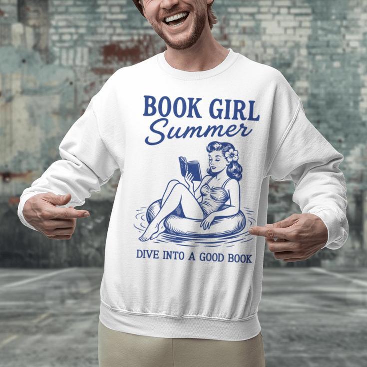 Book Girl Summer Unisex Sweatshirt