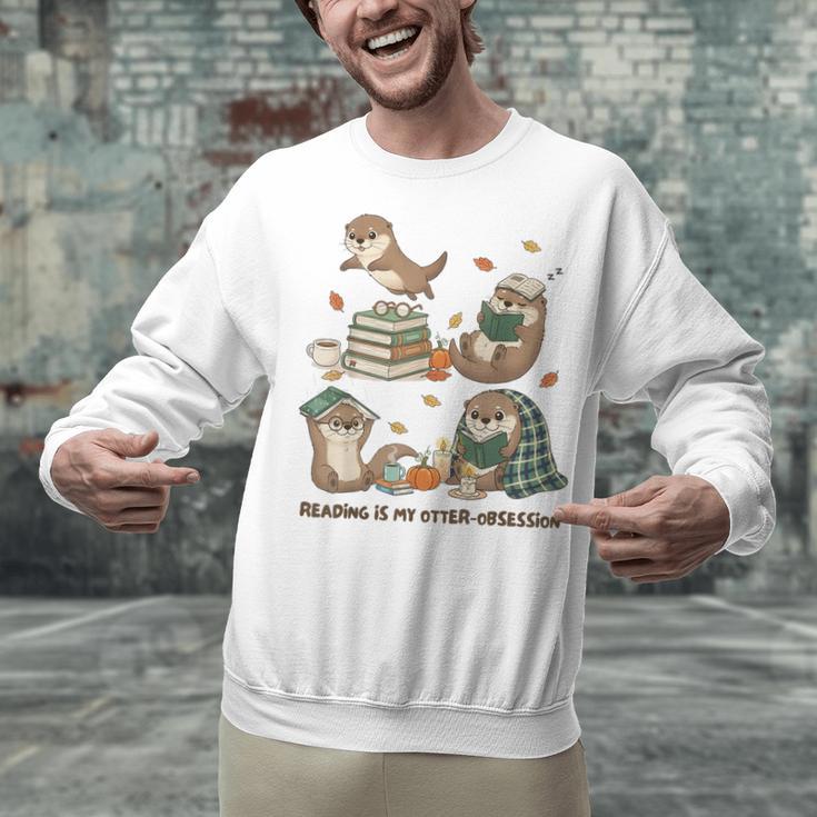 Book Lover Bookish Bookworm Reading Is My Otter-Obsession Unisex Sweatshirt Book Lover Bookish Bookworm Reading Is My Otter-Obsession Unisex Sweatshirt