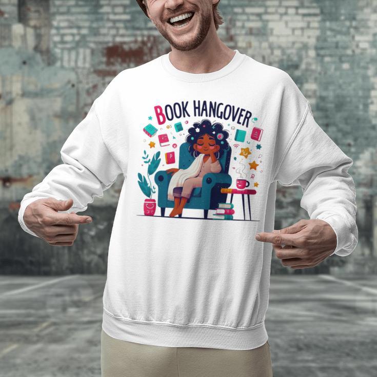 Book Lover Graphic Tee Book Hangover Premium Tri-Blend Unisex Sweatshirt