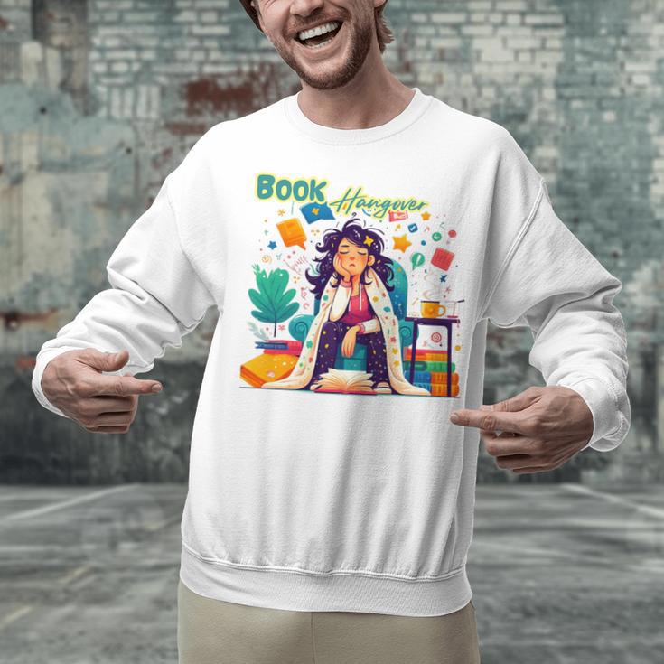 Book Lover Woman Woman Book Hangover Premium Tri-Blend Unisex Sweatshirt