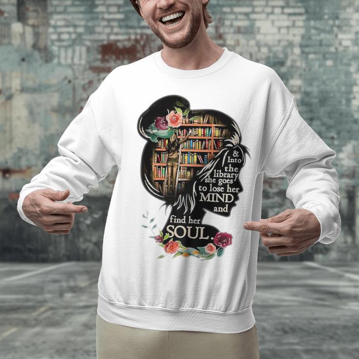Book Reading Bookworm Book Lover Women Kids Girls Librarian Premium Unisex Sweatshirt