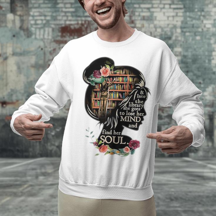 Book Reading Bookworm Book Lover Women Kids Girls Librarian Unisex Sweatshirt