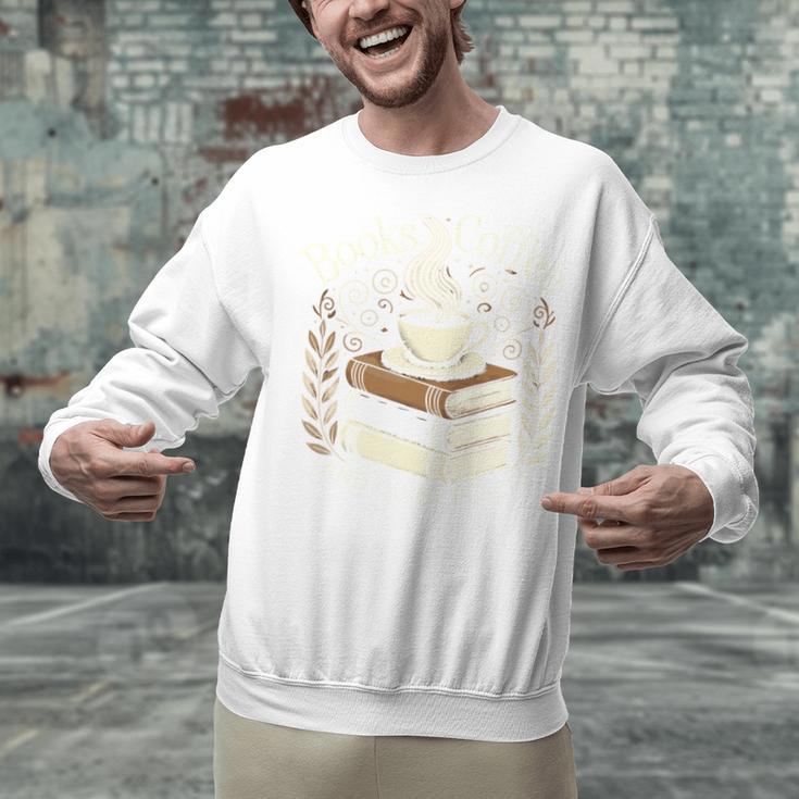 Books Coffee And Quiet Places Literature Unisex Sweatshirt