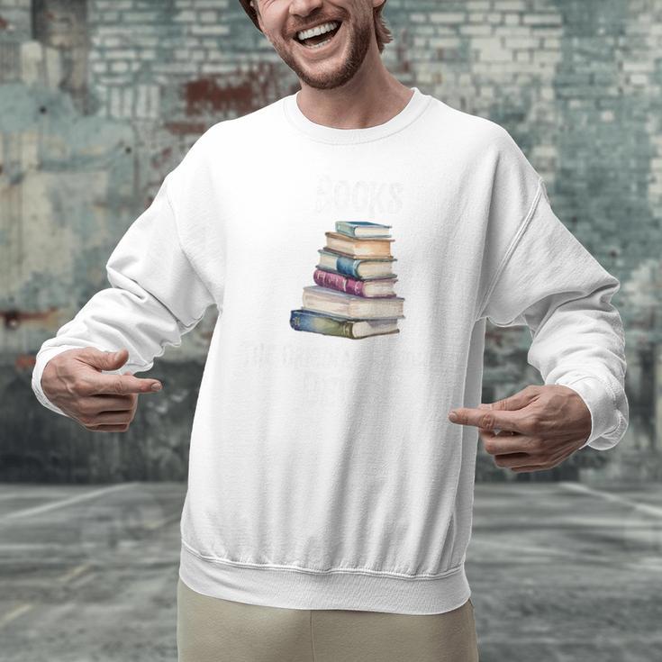 Books The Original Handheld Device Book Librarian Premium Unisex Sweatshirt