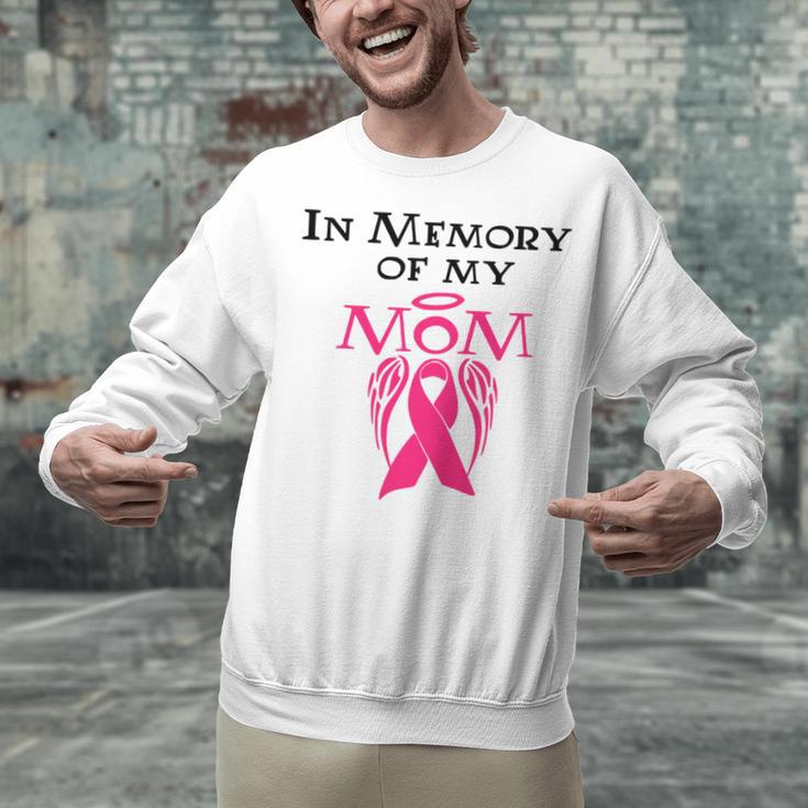 Breast Cancer Awareness Memory Mother Chemo Fighter Unisex Sweatshirt