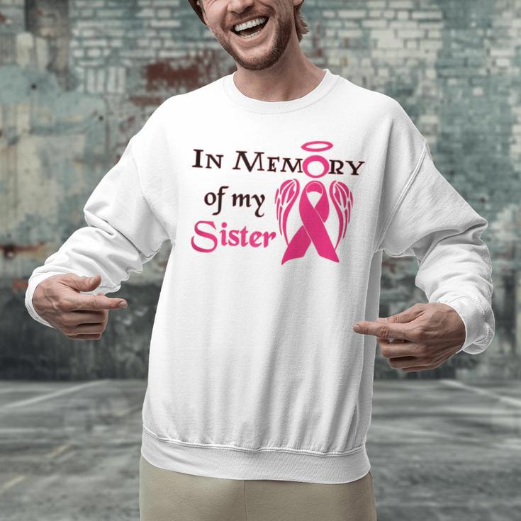 Breast Cancer Walk In Memory Of My Sister Unisex Sweatshirt
