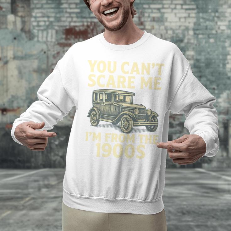 You Can't Scare Me I'm From The 1900s Retro Vintage Car Premium Unisex Sweatshirt