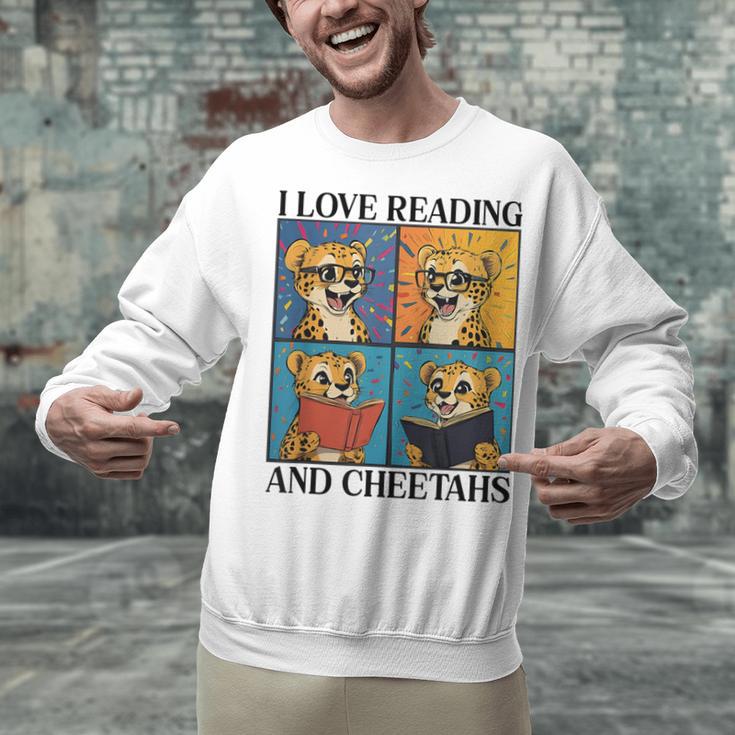 Cheetah Love Reading And Cheetahs Kids Bookworm Unisex Sweatshirt Cheetah Love Reading And Cheetahs Kids Bookworm Unisex Sweatshirt