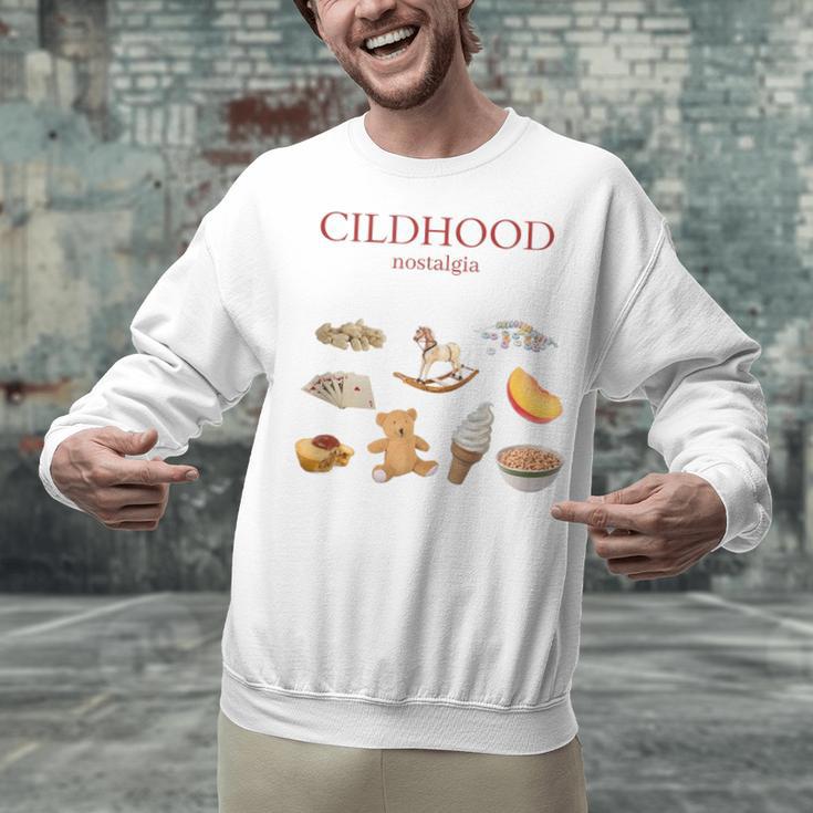 Childhood Nostalgia Good Memories Teddy Bear Ice Cream Unisex Sweatshirt Childhood Nostalgia Good Memories Teddy Bear Ice Cream Unisex Sweatshirt