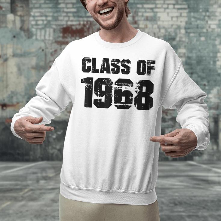 Class Of 1968 High School College Graduation Reunion Unisex Sweatshirt