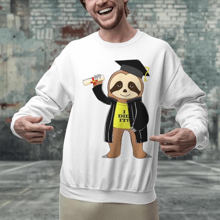 Class Of 2022 Sloth Graduation Masters College High School Unisex Sweatshirt