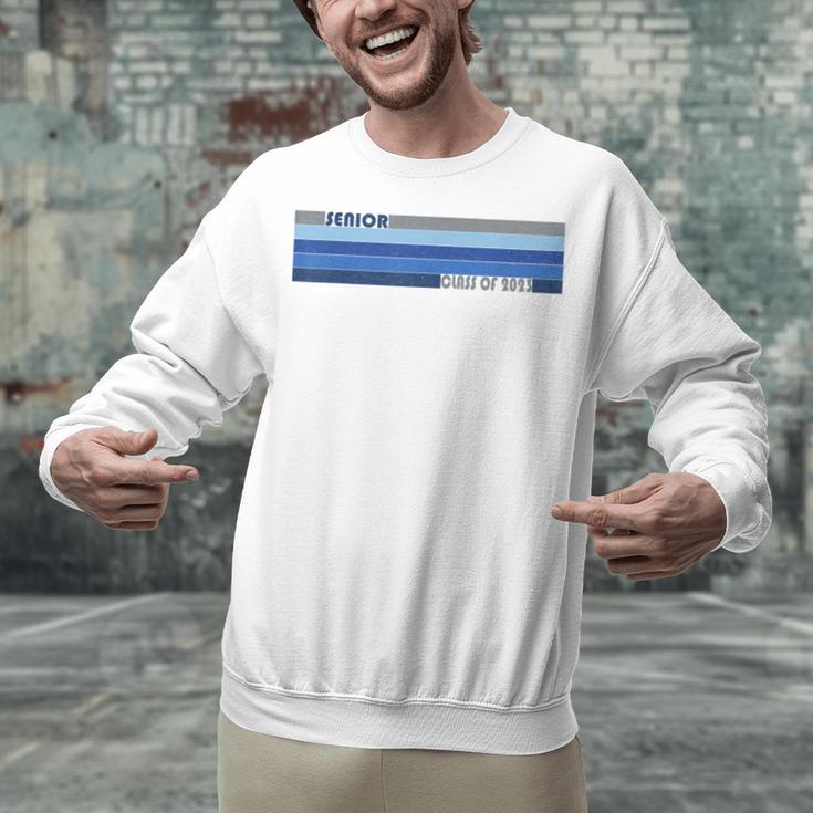 Class Of 2023 Senior Retro 2023 Grad Graduate Graduation Unisex Sweatshirt