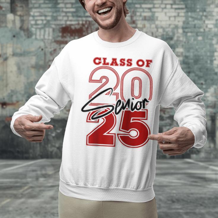 Class Of 2025 Senior 2025 Graduation Red Raglan Baseball Tee Unisex Sweatshirt