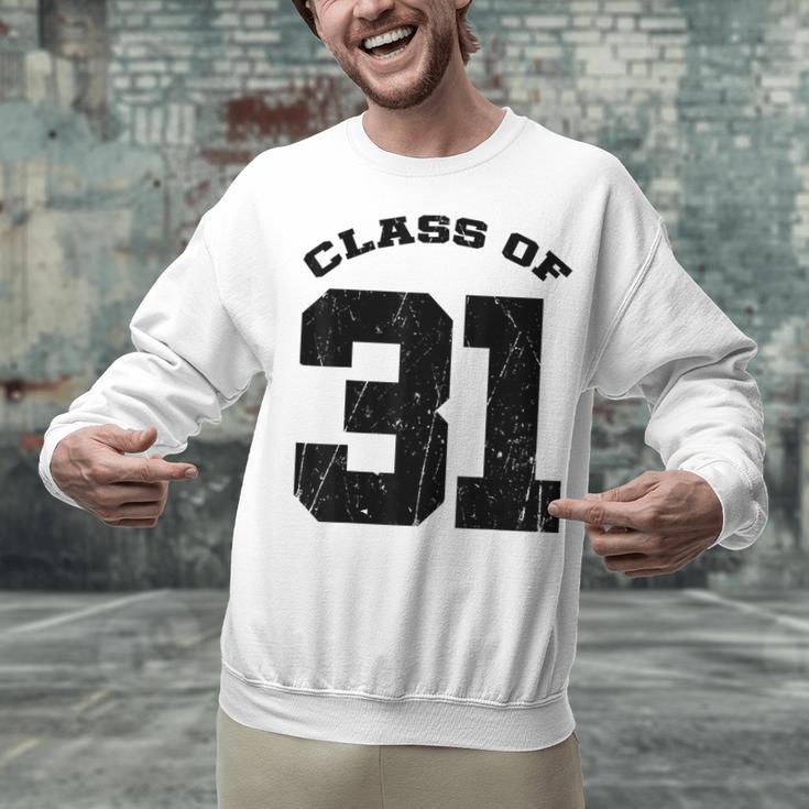 Class Of 31 Date High School Kindergarten Graduation Shirt Unisex Sweatshirt