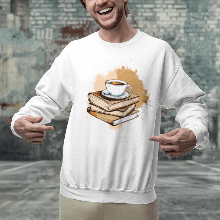 Coffee And Books Adult Books Lover Reading Unisex Sweatshirt Coffee And Books Adult Books Lover Reading Unisex Sweatshirt