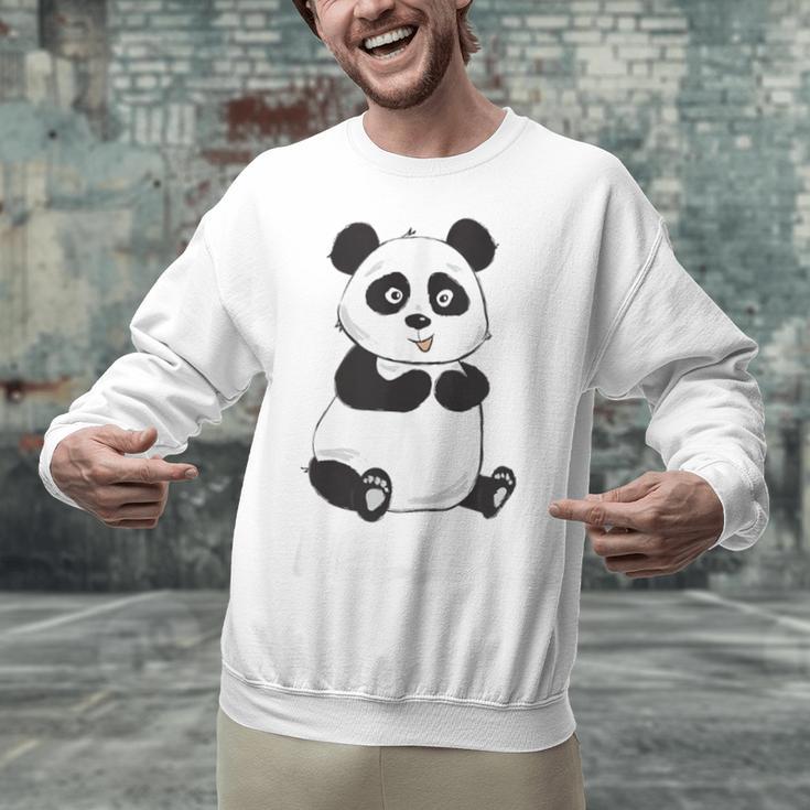 Cute Introvert Vibes – Panda Hello & Goodbye Unisex Sweatshirt Cute Introvert Vibes – Panda Hello & Goodbye Unisex Sweatshirt