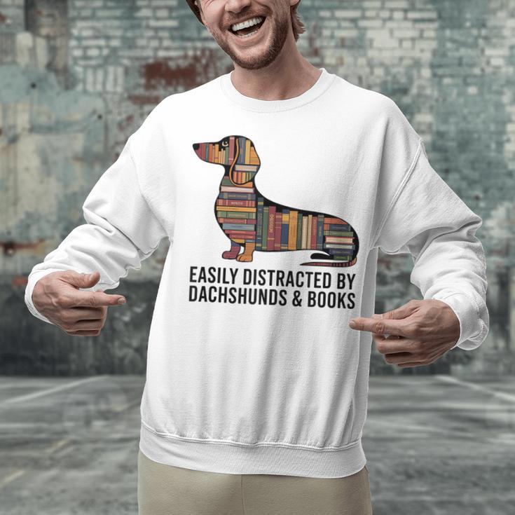 Dachshund Dog Dachshund Decor Books Nerds Dachshund Unisex Sweatshirt Dachshund Dog Dachshund Decor Books Nerds Dachshund Unisex Sweatshirt