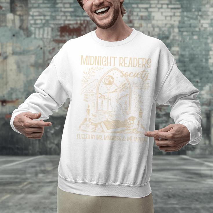 Dark Romance Book Lover Midnight Reading Readers Society Unisex Sweatshirt