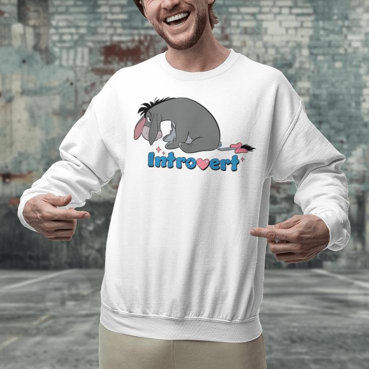 Disney Winnie The Pooh Introvert Eeyore Logo Unisex Sweatshirt Disney Winnie The Pooh Introvert Eeyore Logo Unisex Sweatshirt