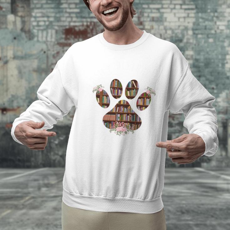 Easily Distracted By Dogs And Books Unisex Sweatshirt