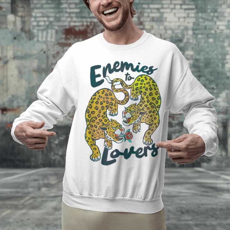 Enemies To Lovers Jaguar Tee Romance Book Plot Device Trope Unisex Sweatshirt