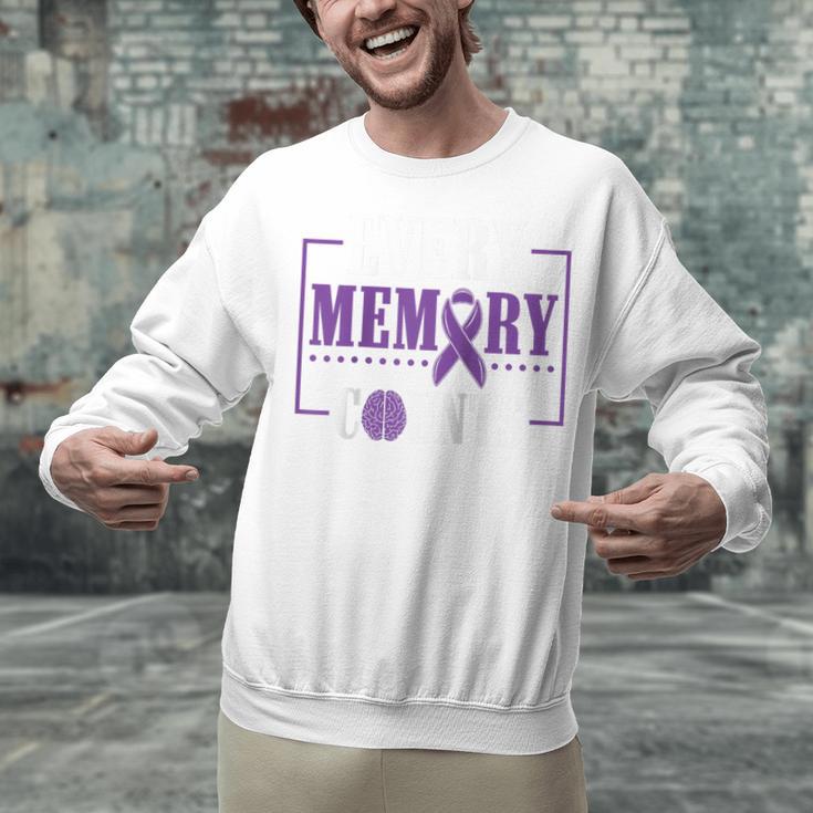 Every Memory Counts Alzheimer's Awareness Dementia Raglan Baseball Tee Unisex Sweatshirt Every Memory Counts Alzheimer's Awareness Dementia Raglan Baseball Tee Unisex Sweatshirt